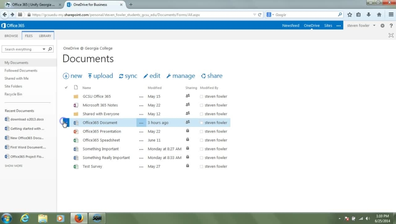 OneDrive Introduction - Managing Content