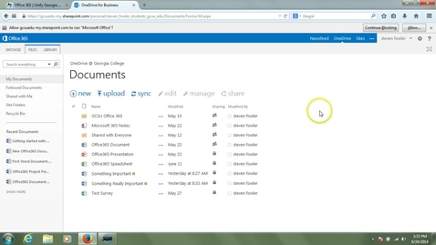 Thumbnail for OneDrive Introduction - Syncing to PC