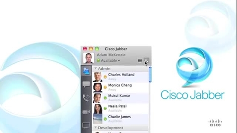 Thumbnail for entry Cisco Jabber for Mac 8.6 Quick Start Guide