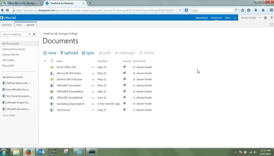 OneDrive Introduction - Uploading Content