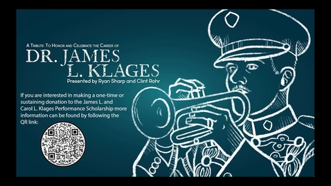 Thumbnail for entry FACS - A Tribute to James L. Klages
