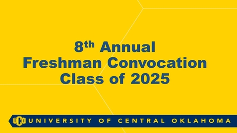 Thumbnail for entry Freshman Convocation Fall 2021