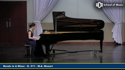 Thumbnail for entry Xiaohan Zhao - Graduate Recital