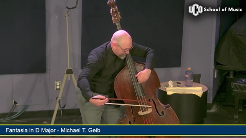 Thumbnail for Faculty Artist Concert Series - Michael Geib - The Dancing Double Bass
