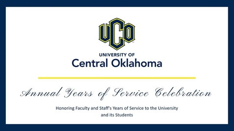 Thumbnail for UCO Annual Years of Service Celebration 10-31-2024 2