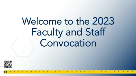 Thumbnail for entry Faculty &amp; Staff Convocation Fall 2023 