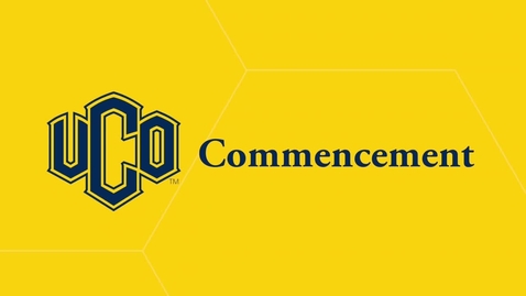 Thumbnail for entry UCO Commencement in 60 Seconds