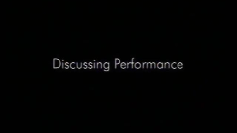 Thumbnail for Discussing Performance