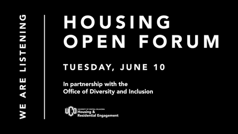 Thumbnail for Housing Open Forum