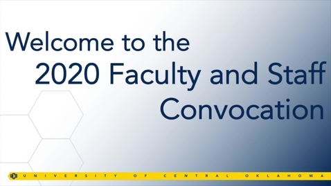 Thumbnail for Faculty &amp; Staff Convocation Fall 2020  (Virtual)