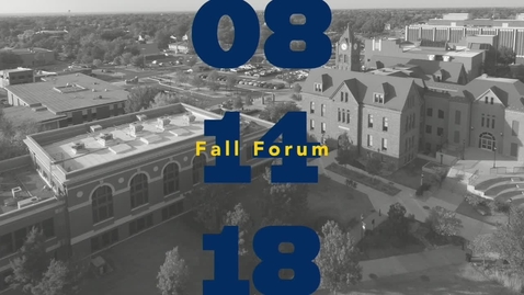 Thumbnail for entry Fall Forum 2018 