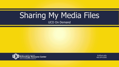 Thumbnail for UCOonDemand_Sharing