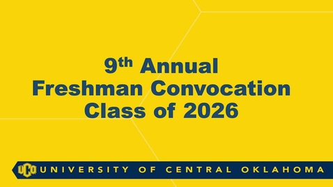 Thumbnail for entry Freshman Convocation Fall 2022
