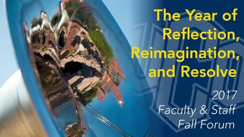 Thumbnail for Fall Forum 2017 - President Betz Remarks