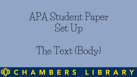 Thumbnail for entry PC APA Student Paper The Text