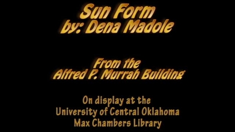 Thumbnail for Murrah Art: Sun Form