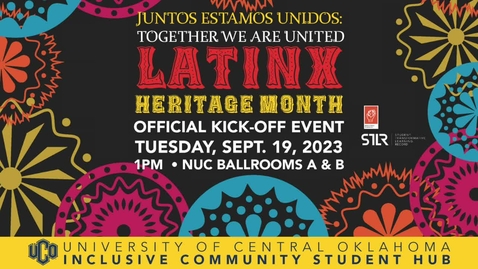 Thumbnail for entry Latinx Kick Off Event 9-19-2023
