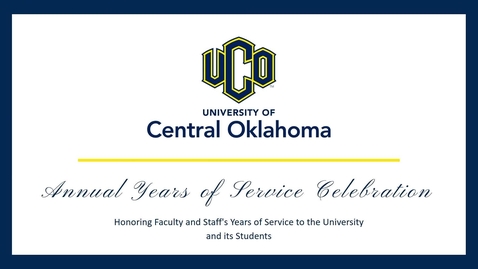 Thumbnail for UCO Annual Years of Service 11-17-2025