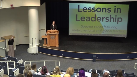 Thumbnail for entry Patti Neuhold-Ravikumar - Lessons in Leadership 11-29-2022