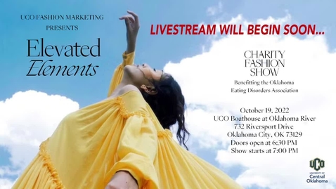 Thumbnail for entry UCO Charity Fashion Show Fall 2022: Elevated Elements