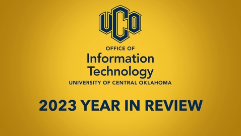 Thumbnail for entry OIT Year in Review Video - 2023