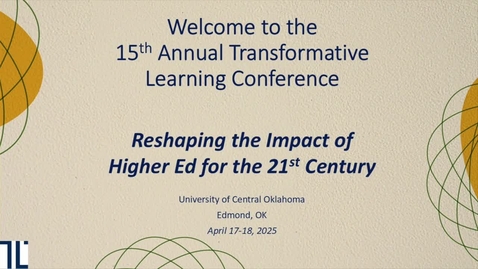 Thumbnail for 2026 TL Conference 5 Minute Video 3-05--06-2026