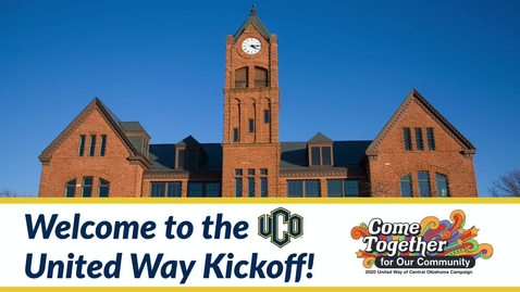 Thumbnail for entry United Way Campaign Kickoff 10-01-2020