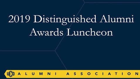 Thumbnail for entry Distinguished Alumni Awards Luncheon 10-04-2019