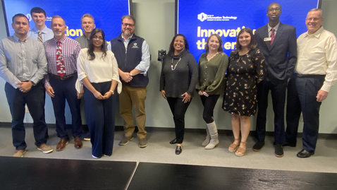 Thumbnail for OIT Interns with CIO Watkins and Managers