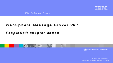 Thumbnail for PeopleSoft adapter node details