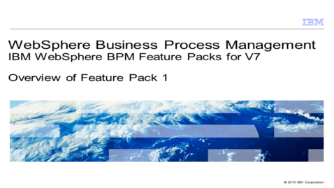 Thumbnail for Overview of WebSphere Adapters V7.0 Feature Pack 1