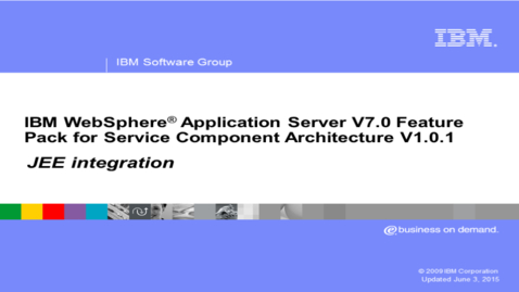 Thumbnail for JEE integration