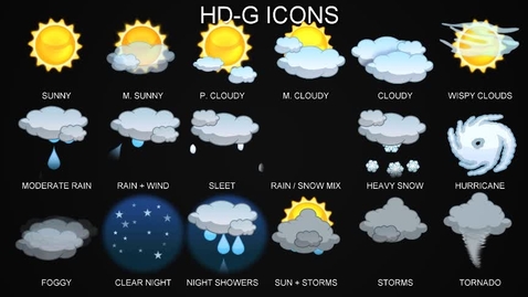 Thumbnail for ICON Set - HD-G