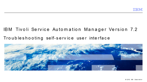 Thumbnail for entry Troubleshooting self-service user interface