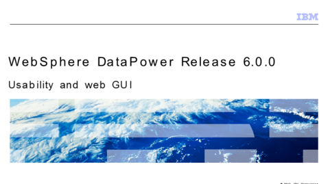 Thumbnail for Usability and web GUI