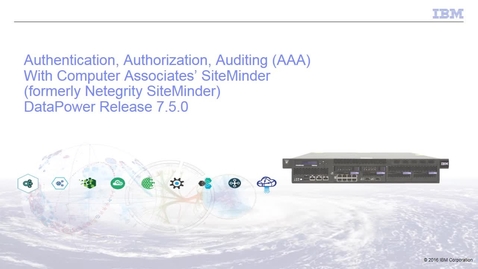Thumbnail for Authentication, authorization, and auditing with CA's SSO