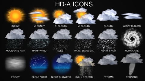 Thumbnail for ICON Set - HD-A