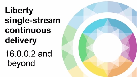 Thumbnail for entry 16.0.0.2+: Liberty single-stream continuous delivery