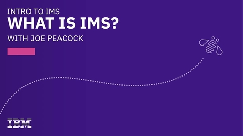Thumbnail for Intro to IMS - What is IMS?