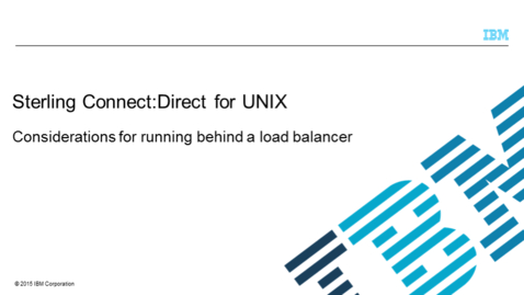 Thumbnail for entry Considerations for Running Behind a Load Balancer