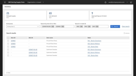 Thumbnail for entry IBM Sterling Order Management Suite - Real-Time Inventory