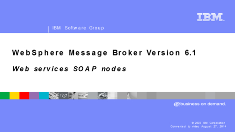 Thumbnail for SOAP nodes