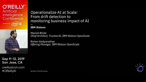 Thumbnail for entry Operationalize AI at scale: From drift detection to monitoring business impact of AI with IBM Watson OpenScale