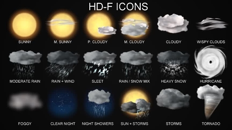 Thumbnail for ICON Set - HD-F