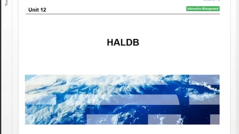 Thumbnail for CM22 IMS Physical Organization of Databases Unit 12 (HALDB)