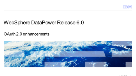 Thumbnail for OAuth 2.0 enhancements