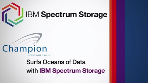 Thumbnail for entry Champion surfs oceans of data with IBM Spectrum Storage