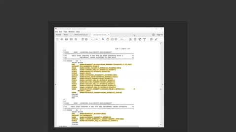 Thumbnail for CM22 IMS Physical Organization of Databases Unit 11 Lab 3 Part 3 (Secondary Indexing)