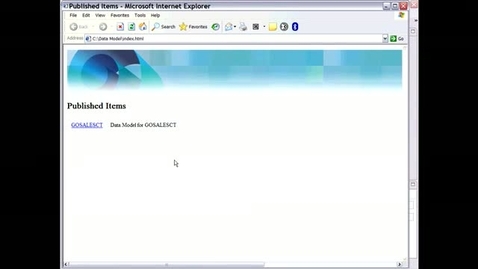 Thumbnail for Introduction to IBM InfoSphere Data Architect (2 of 2)