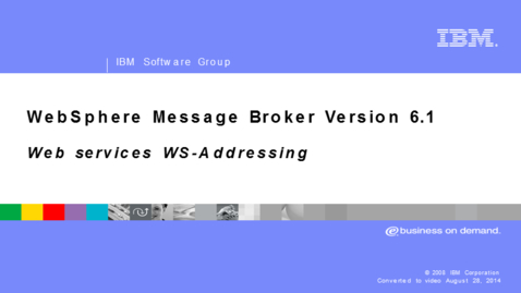 Thumbnail for WS-Addressing